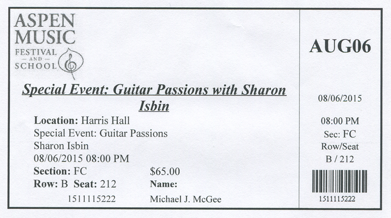 Sharon Isbin  / michaeljmcgee.com